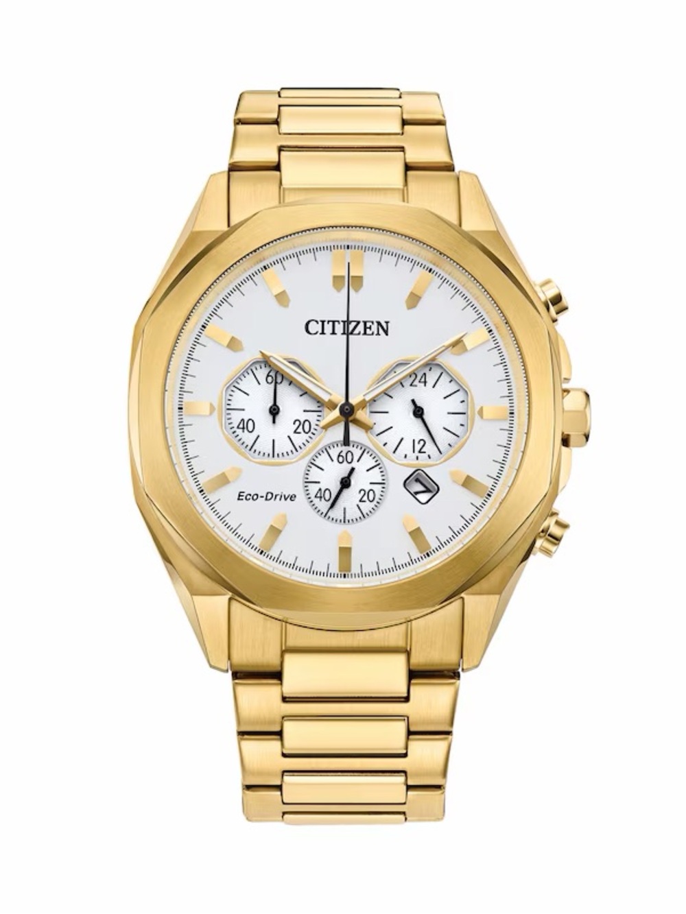 Citizen Gold Chronograph Watch new with box